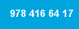 978 416 64 17 978 416 64 17